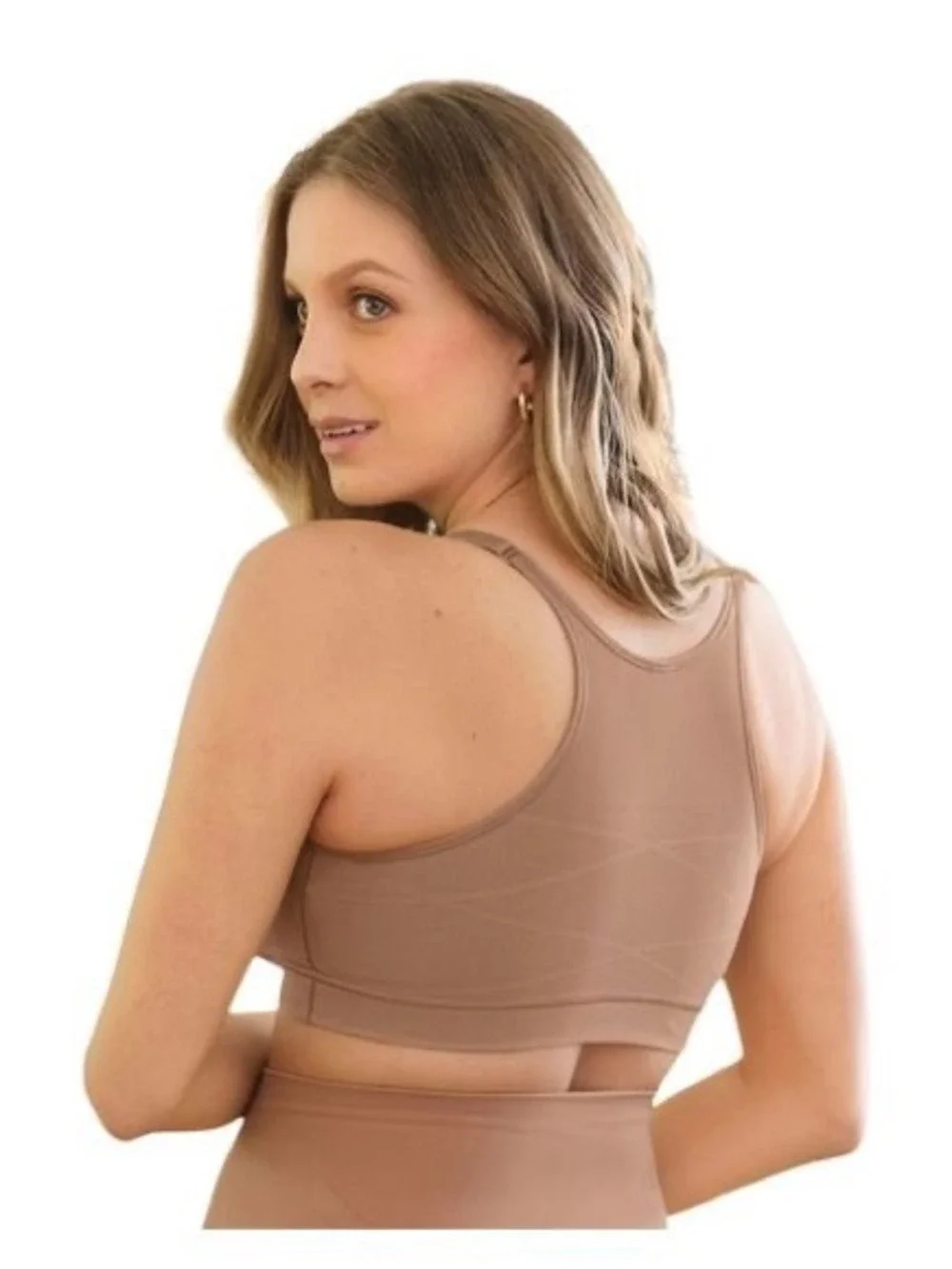 Leonisa Seamless Wireless Nursing Bra Taupe Small-Medium NWT